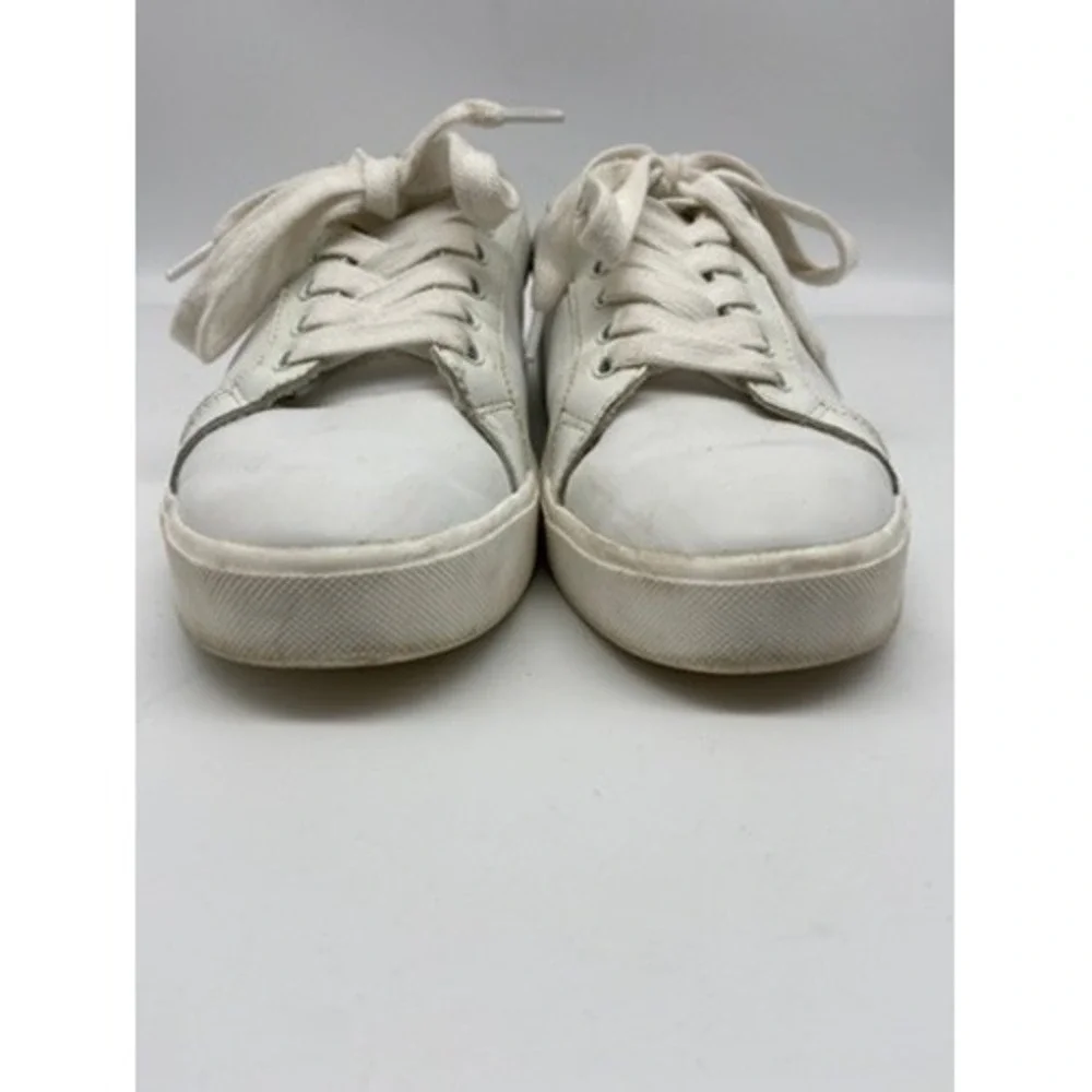 Sam Edelman‎ Ethyl Sneakers Womens 6.5M White Leather Low Top Platform Shoes